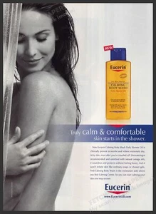 Eucerin 2000s Magazine Print Advertisement 2009 Bare Skin Calm Comfortable - Picture 1 of 1