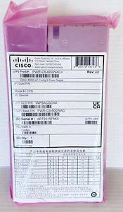 Cisco PWR-C6-600WAC 600W Config 6 Power Supply *NEW/SEALED* - Picture 1 of 4