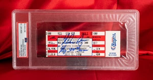 PSA GEM MINT 10 Signed NOLAN RYAN 300th Win FULL TICKET | Rare JUMBOTRON Ticket! - Picture 1 of 1