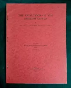 Evolution of the English Castle, Castles of North Wales, Burne, 1963, Flint - Foto 1 di 4