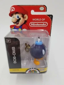 NEW BOB-OMB BOB World of Nintendo 2" Figure Jakks Series 3-1 2018 Super Mario  - Picture 1 of 4