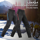 Men's Waterproof Cycling Pants Thermal Fleece Windproof Winter Bike M1K4