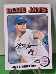 Topps Heritage Jose Berrios 2024 borde blanco SP - Imagen 1 de 2