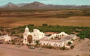 Vintage Postcard San Xavier Del Bac Chain Of Christian Missions Near Tucson AZ - Picture 1 of 2