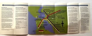 BART ca 1973 MINT MAP & GUIDE * BAY AREA RAPID TRANSIT BROCHURE - Picture 1 of 3