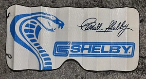 Raro Shelby Sun Shade Ford Mustang Cobra GT500 Super Snake Berg Snake FABRICANTE DE EQUIPOS ORIGINALES - Imagen 1 de 5