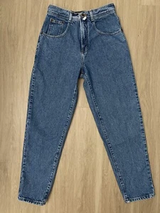 Vintage Structure Jeans W30 L30 (Actually W28 L29) Blue Straight 90s Made In USA - Picture 1 of 12