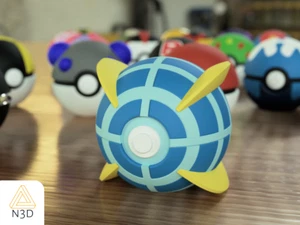 Beastball - Pokeball im Maßstab 1:1, 3D Druck, Pokemon, Gaming Accessoire - Picture 1 of 1