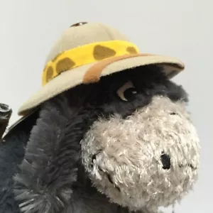 EEYORE Safari Beanbag Plush Stuffed Animal Disney Parks New! - Picture 1 of 8