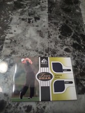 2012 SP Game Used Edition Tour Gear Green Shirts Ernie Els #TGEE Rookie RC