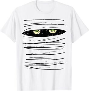 New Limited Mummy Wrap Eyes Costume Funny Scary Halloween T-Shirt
