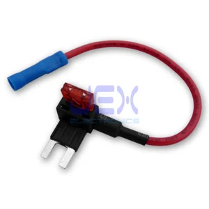 Standard ATM Mini Blade Fuse Tap/Breakout Holder Add a Circuit Car/Motorcycle - Picture 1 of 2
