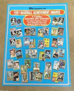 TOPPS BASEBALL ACHIEVEMENT AWARDS TOP ROOKIES - 1991 - BAGWELL THOME CHIPPER - Imagen 1 de 3