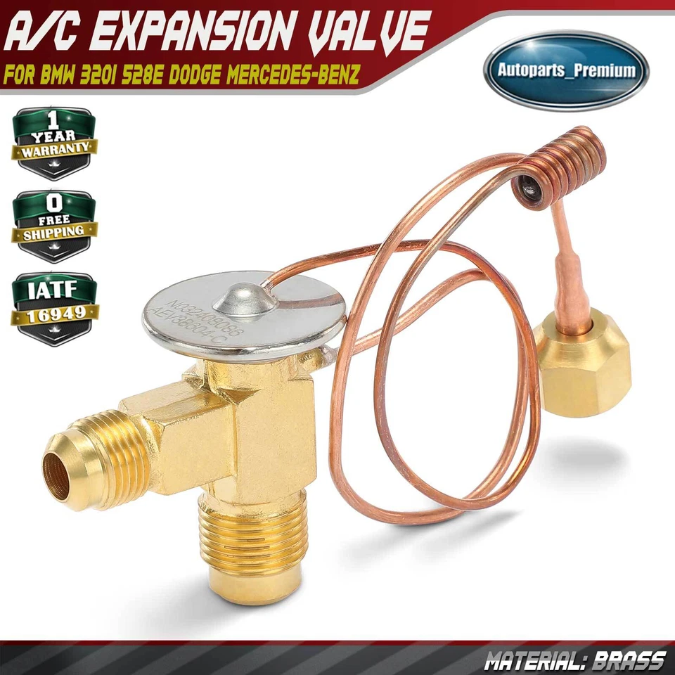 A/C Expansion Valve for BMW 320i 528e 630CSi Dodge 330 Mercedes-Benz 280S 450SL - Image 1 of 4