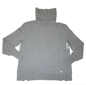 Amazon Essentials women's Grey turtle neck long sleeve Sweatshirt Size Large New - Picture 1 of 13