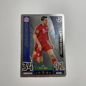 Robert Lewandowski Silver limited edition match attax 2015/16 - Zdjęcie 1 z 1