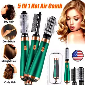 Plancha De Pelo Cabello Profesional Secador Electrico Y Rizador Multiusos 5 en1 - Picture 1 of 13