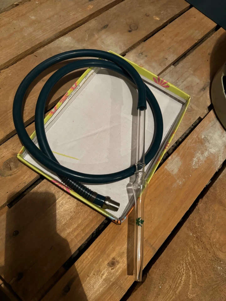 shisha wookah gebraucht glas holz - Bild 1 von 4