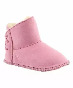 NIB Girls Faux Fur Booties Boots BearPaw Kaylee Pink 0-6-12-18 mo 0 1 2 3 4 5 6 - Picture 1 of 1
