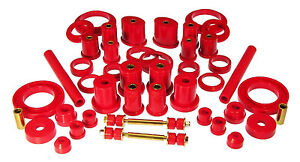 Prothane 99-04 Ford Mustang Complete TOTAL Suspension Bushings Insert Kit (RED)