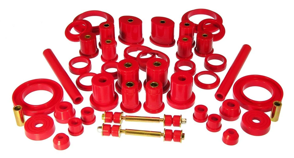 Prothane 99-04 Ford Mustang Complete TOTAL Suspension Bushings Insert Kit (RED) - Image 1 of 2