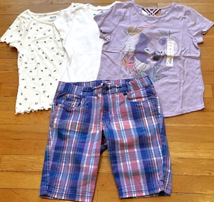 New 4pc SO & TCP The Children's Place Shirts & Shorts Outfits Sz 10+ L 10-12 NWT - Picture 1 of 7