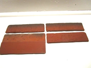 Lot of 54 Brick Faces Nittai Japan Terra-Cotta Ceramic Clay 8" x 2" Vintage MCM - Picture 1 of 3