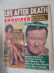 NATIONAL ENQUIRER MAGAZINE JULY 5, 1983 JOHN WAYNE SAD LAST DAYS JOAN COLLINS - Picture 1 of 2