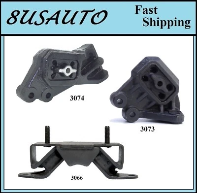 3 piezas montaje de motor y transmisión apto para Dodge Ram 1500 2002-2003 4,7 L 4x4 Foto 1 de 4