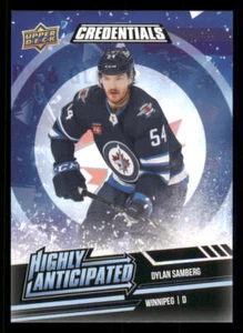 2022-23 Upper Deck Credentials Highly Anticipated #HA23 Dylan Samberg - Picture 1 of 2