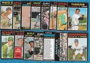 1971 OPC 71 O PEE CHEE TOPPS MLB BASEBALL CARD 265-392 SEE LIST - Picture 1 of 231