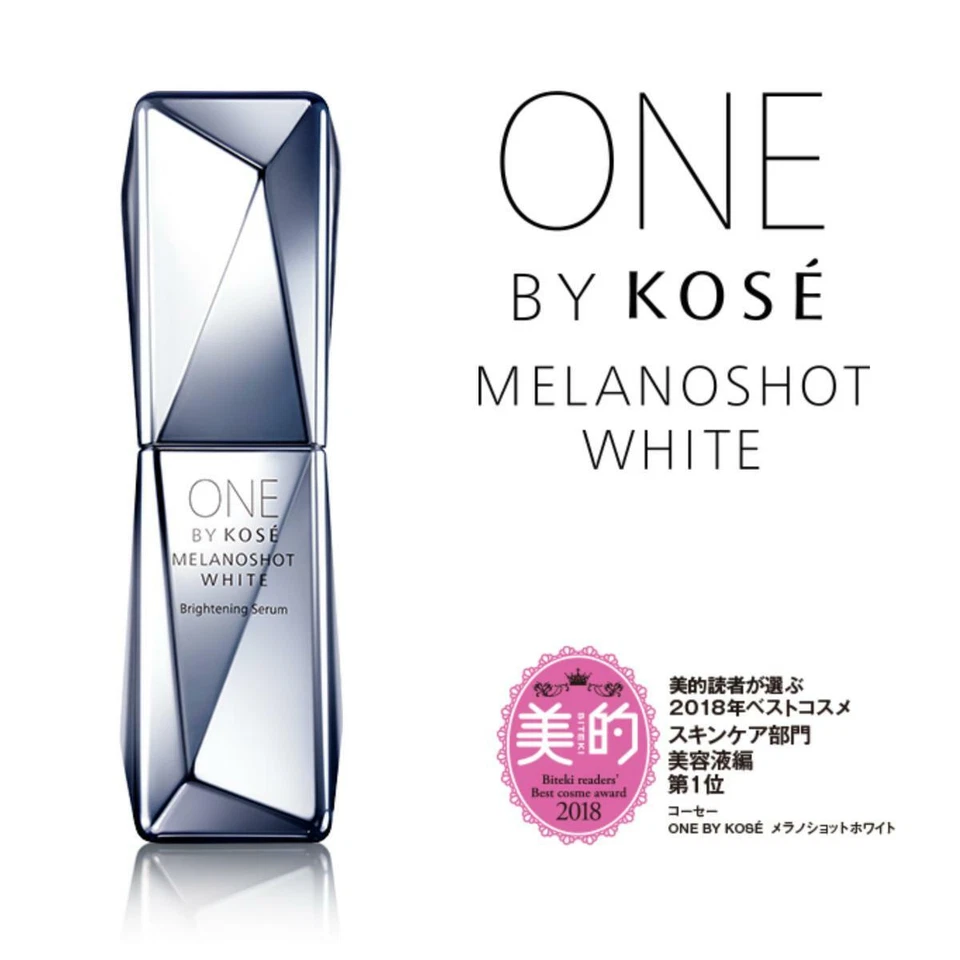 Kose One By Kose 40 ml Melanoshot Blanco Suero Iluminador Esencia Nuevo de Japón Foto 1 de 3