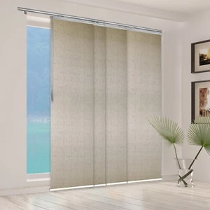 Panel Track Sliding Vertical Blinds 36-153"W (3-7 Panels) - Ivy - Picture 1 of 45