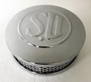 New Chrome Genuine SU Air Cleaner Assembly For Eliminator I and II Carburetors - Picture 1 of 1