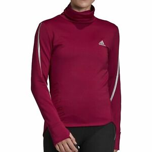 adidas GC6686 Women's Size M Pink COLD.RDY Cover Up Long Sleeve Running Top $100