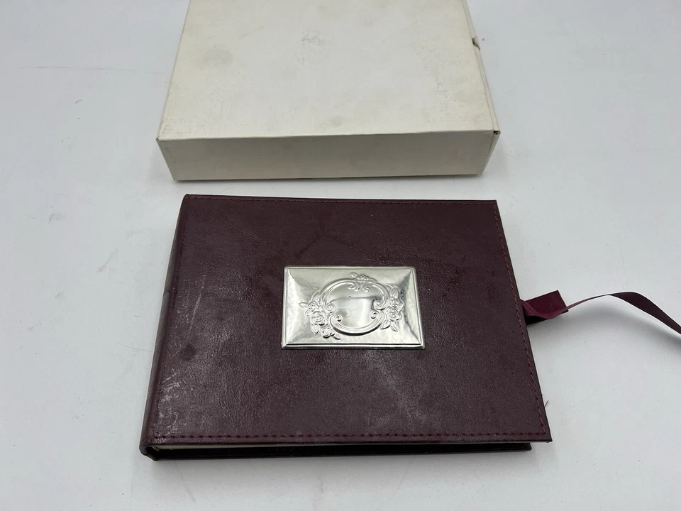 Album Fotografico 15x20 In Pelle E Argento Ag 925 NonSolo Argento Marrone - Immagine 1 di 4
