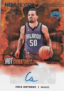 2024-25 NBA Hopps COLE ANTHONY Hot Signatures -ORLANDO MAGIC- #HS-CAM - Bild 1 von 2