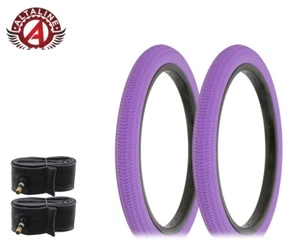 ALTALINE 18 x 1.95 PERFORMANCE Bicycle Tire STEALTH GRIP BMX/FREESTYLE W/TUBES. - Picture 1 of 7