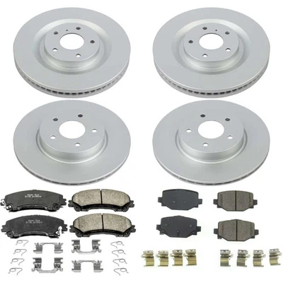 For INFINITI QX50 21-25 Z17 Evolution Geomet Plain Front & Rear Brake Kit Foto 1 de 4