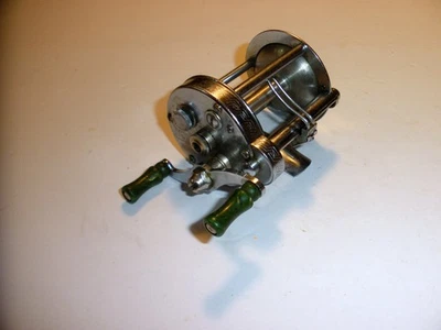 Vintage Pflueger Akron No. Carrete de fundición 1893, patentado, pendiente de patente, EE. UU. Foto 1 de 4