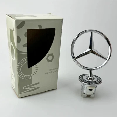 Fit for Mercedes-Benz C350/E350 Standing Hood Star Logo Emblem Ornament Badge - Image 1 of 4