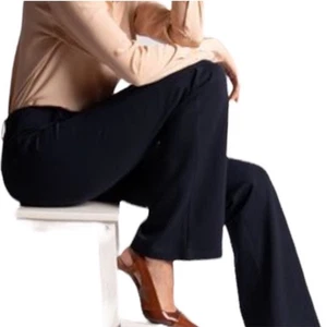 Betabrand klassische Anzughose Yogahose Bootcut schwarz XL lang W0104-BK 32" Schrittlänge - Bild 1 von 11