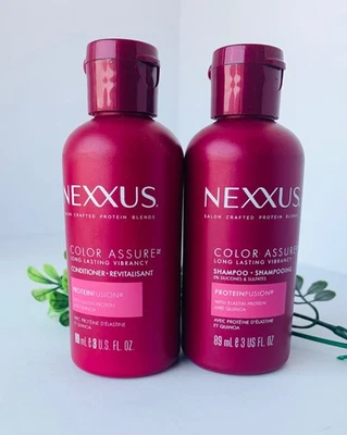 NEXXUS Shampoo and Conditioner, Color Assure Travel Size 3 OZ Each - Image 1 of 2