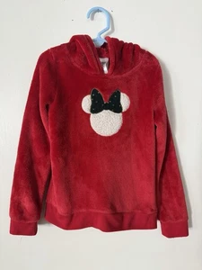 Disney Jumping Beans Kleinkind Mädchen grau Kapuze Minnie Mouse Sweatshirt Größe 6x - Bild 1 von 4