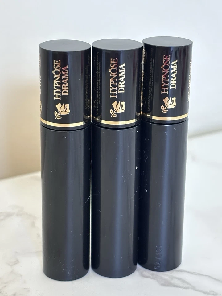 3x Lancome Hypnose Drama Mascara Excessive Black Travel Size 2ml New - Image 1 of 1