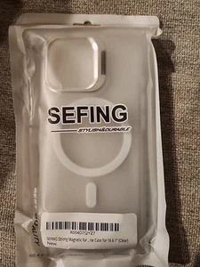 Estuche magnético fuerte Sefing 16 transparente 6,1 - Imagen 1 de 4