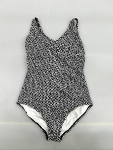 Speedo Size 8 Women's 1-Piece Retro Look Black White NWOT Summer  Swim Suit - Picture 1 of 3