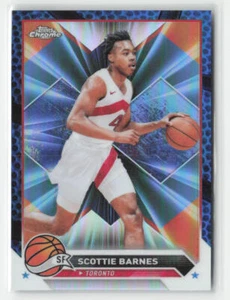 Refractores de baloncesto Scottie Barnes 2023-24 Topps cromo #20 azul - Imagen 1 de 2