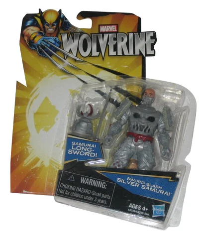 Marvel Comics X-Men Wolverine Sword Slash Silver Samurai Action Figure Cover