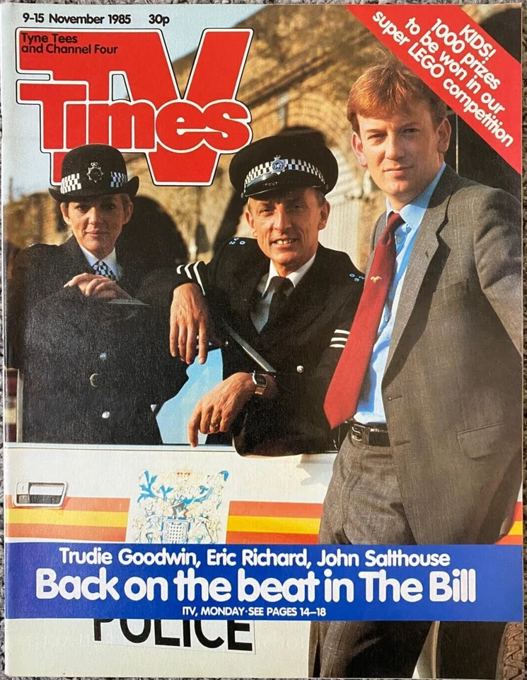 TV Times 9-15 NOV 1985 THE BILL MISS WORLD LEGO CATALOGUE ANNA KAREN IAN OGILVY - Image 1 of 1